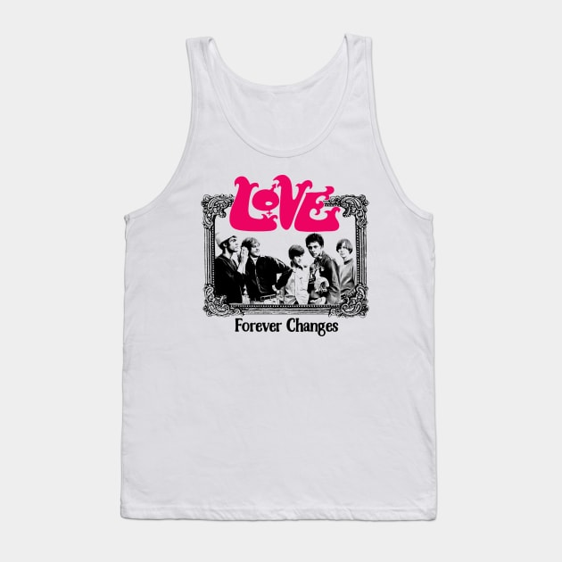 Love // Retro 60s Style Fan Art Design Tank Top by DankFutura